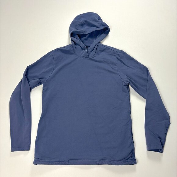 Rhone Mens Hoodie Blue Sz M Drawstring Sweatshirt Stretch Athletic Activewear - Picture 1 of 6